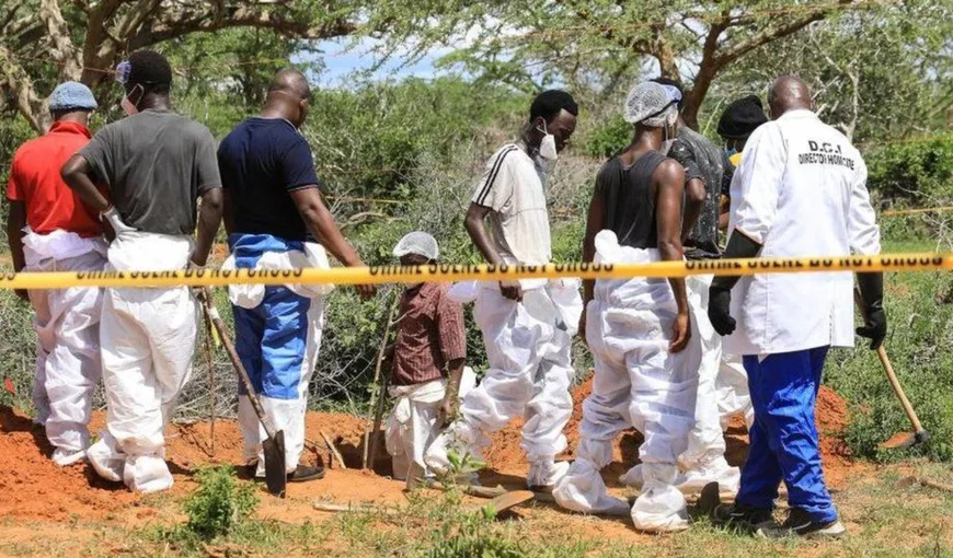 Au fost găsite 47 de cadavre, după ce un predicator din Kenya le-a spus adepților să se înfometeze pentru a-l întâlni pe Iisus