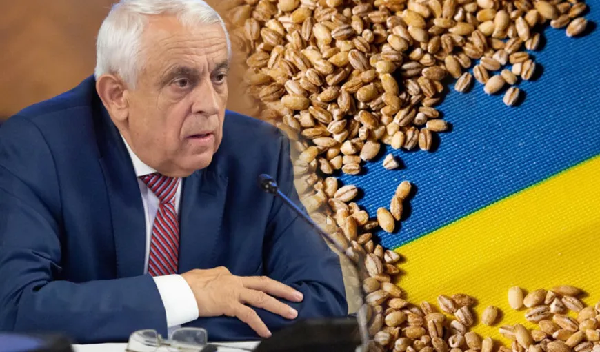 VIDEO: Ministrul Petre Daea: „România a rămas singura intrare de import pentru cerealele din Ucraina / Ne așteptăm la o situație mai dificilă pentru țară”