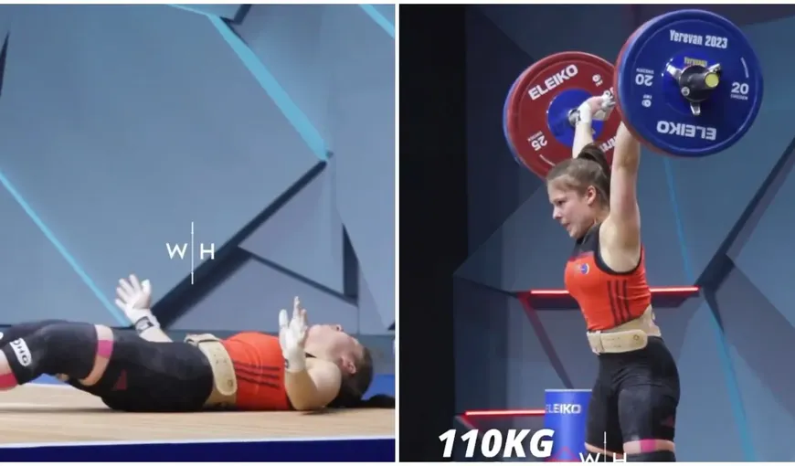 Momente de groază pentru halterofila Andreea Cotruța, câștigătoare a 3 medalii de aur la Campionatele Europene: ”Am văzut îngeri, oameni care zburau în jurul sălii, apoi am căzut”