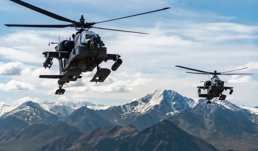 Trei morți după ce două elicoptere ale Armatei americane s-au prăbușit în timpul unui antrenament în Alaska