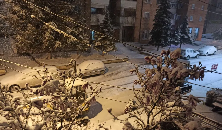 Drumuri blocate de ninsorile viscolite. Dezastru în Moldova