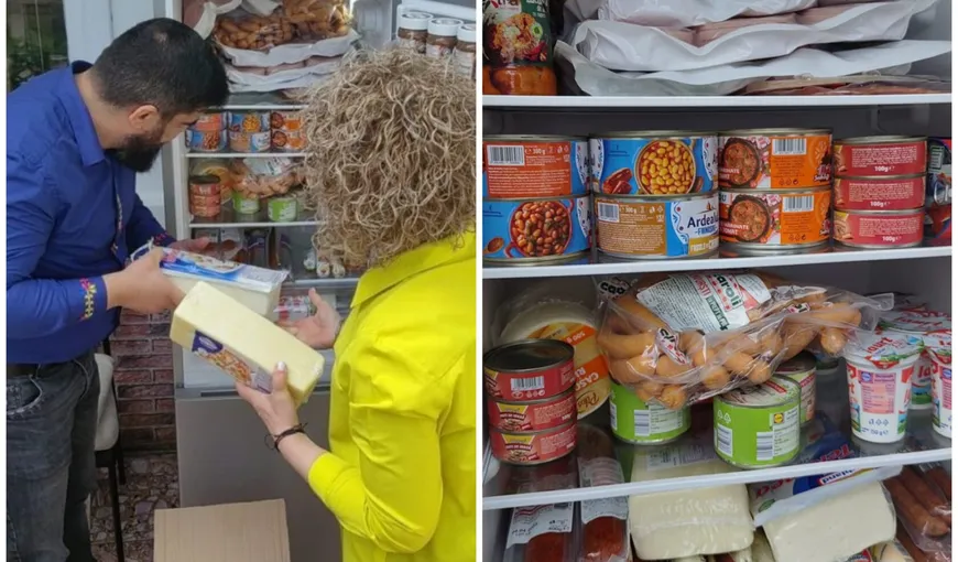 Unde este primul frigider din România cu mâncare gratis