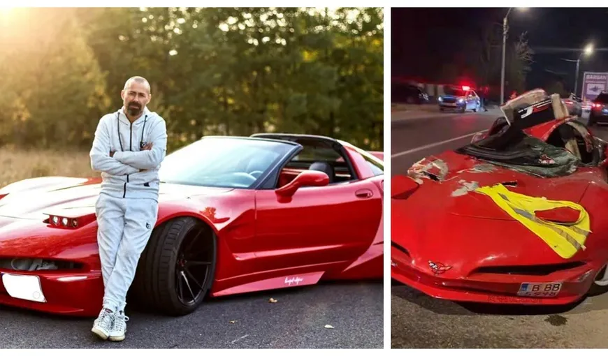 Bolid de zeci de mii de dolari, tunat în 3.300 de ore, făcut praf în dimineața de Paște. Șoferul este un cunoscut influencer pe TikTok