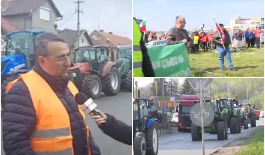 VIDEO: Vămile au fost blocate. Fermierii din Bulgaria și România protestează împotriva importurilor de cereale ucrainene, vândute la prețuri de dumping: „Sunt produse modificate genetic! Am ajuns în pragul falimentului!” | EXCLUSIV