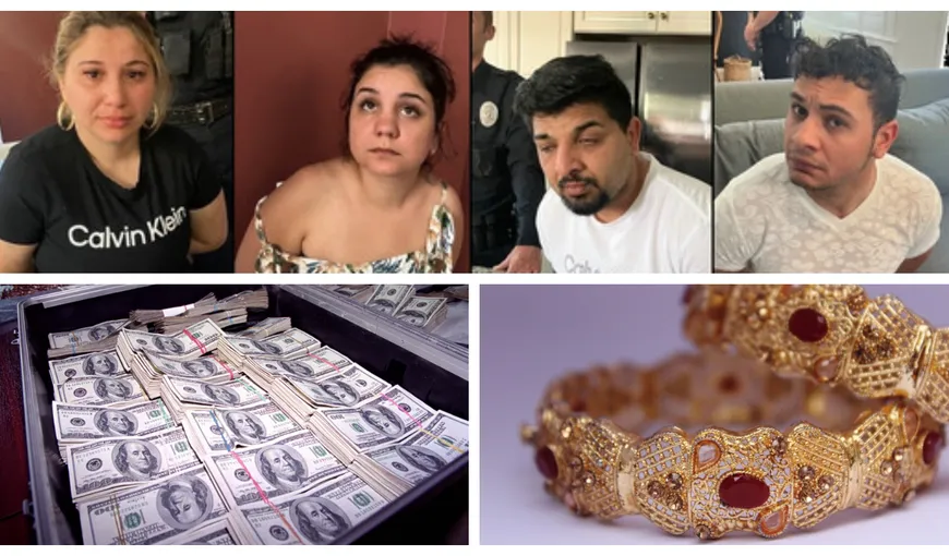 Ei sunt românii care au băgat spaima în polițiștii americani. Metoda prin care au reușit să fure bijuterii în valoare de peste un milion de dolari