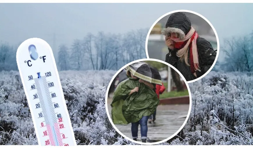 Val polar peste România în toiul primăverii. Vreme rece, brumă, ploi și vânt puternic în următoarele zile. Prognoza actualizată pentru București