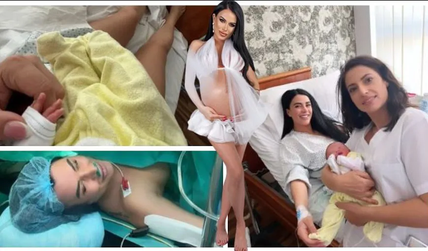 Daniela Crudu a născut. Primele imagini cu fetiţa fostei asistente TV: „Mâinile de aur”