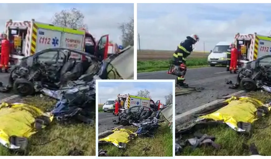 Accident teribil la Constanța. Un bărbat a murit după ce mașina sa a fost strivită de un tir