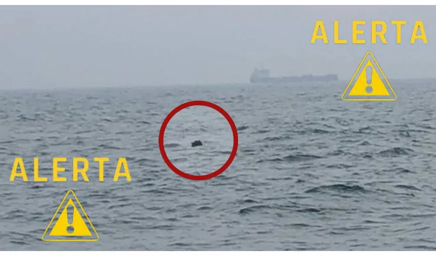 Alertă în Marea Neagră! O mină marină, observată la circa 20 de kilometri de Sulina