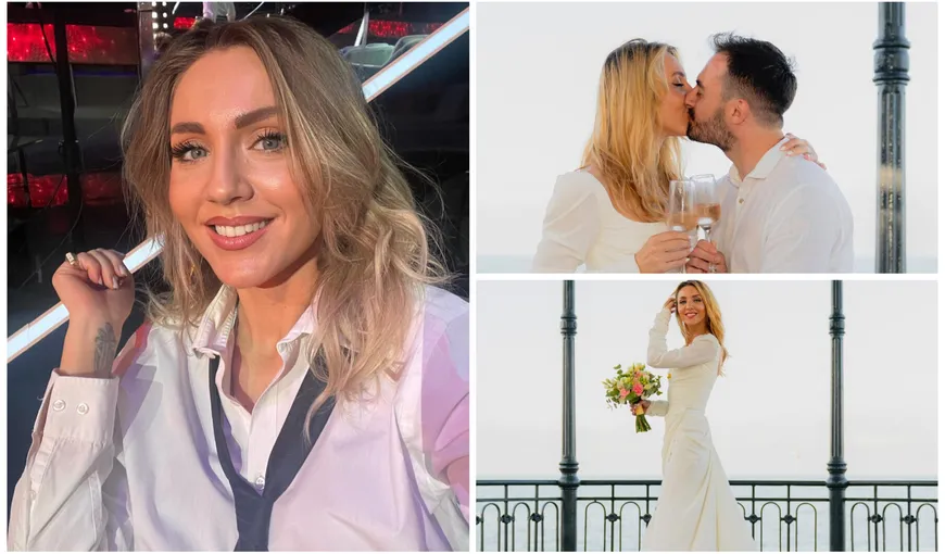Ana Odagiu şi Conrad Mericoffer s-au căsătorit în secret. Cum arată actrița în rochie de mireasă: „Cuvintele mi-au rămas mici”