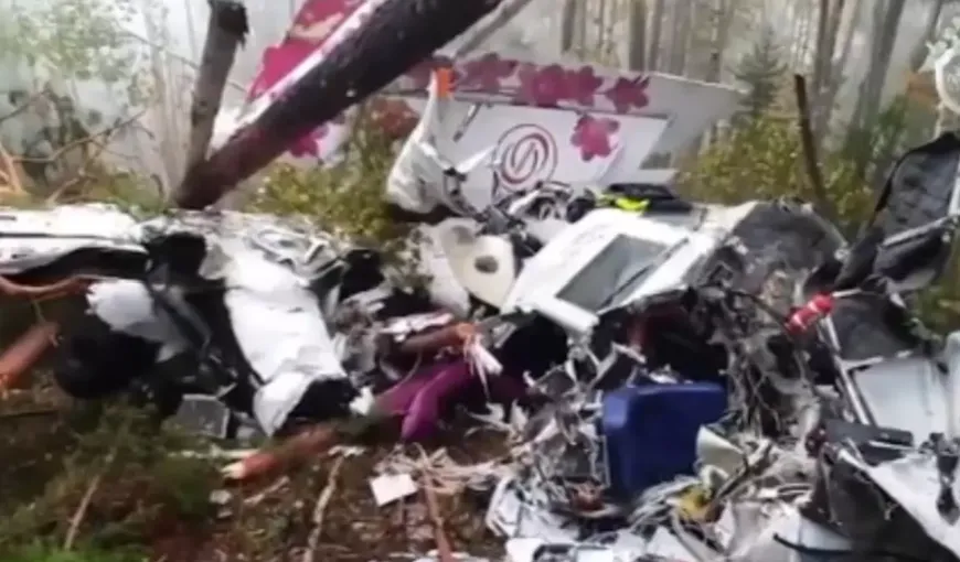 Un avion civil s-a prăbușit în Germania. Două persoane și-au pierdut viața