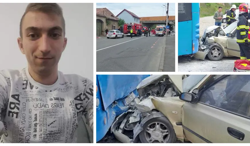 El este Cristi, tânărul de 24 de ani care a murit pe loc, după ce a intrat cu mașina într-un autobuz, în Sibiu. ”Nu te vom uita niciodată”