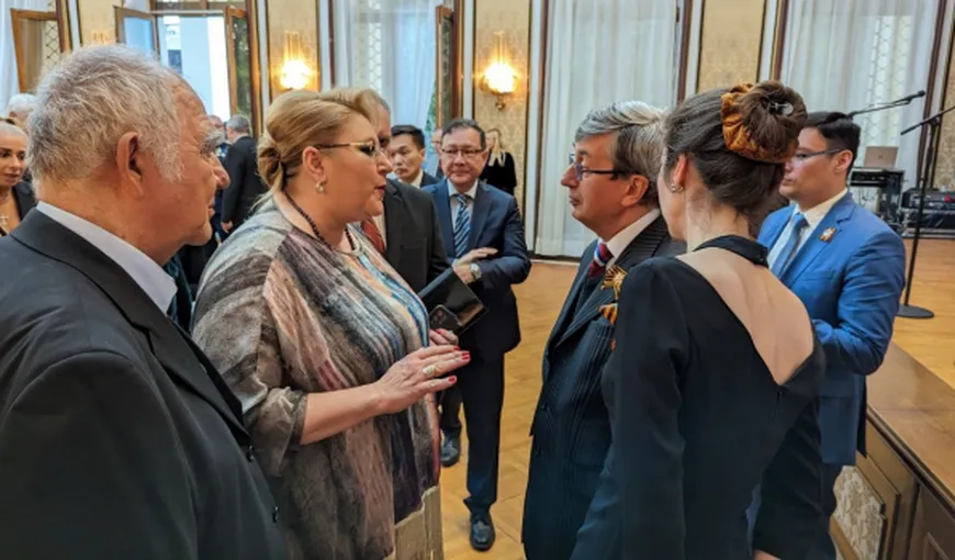 Diana Șoșoacă a celebrat „Ziua Victoriei” la Ambasada Rusiei: „O Românie puternică e capabilă de dialog și de deschidere”