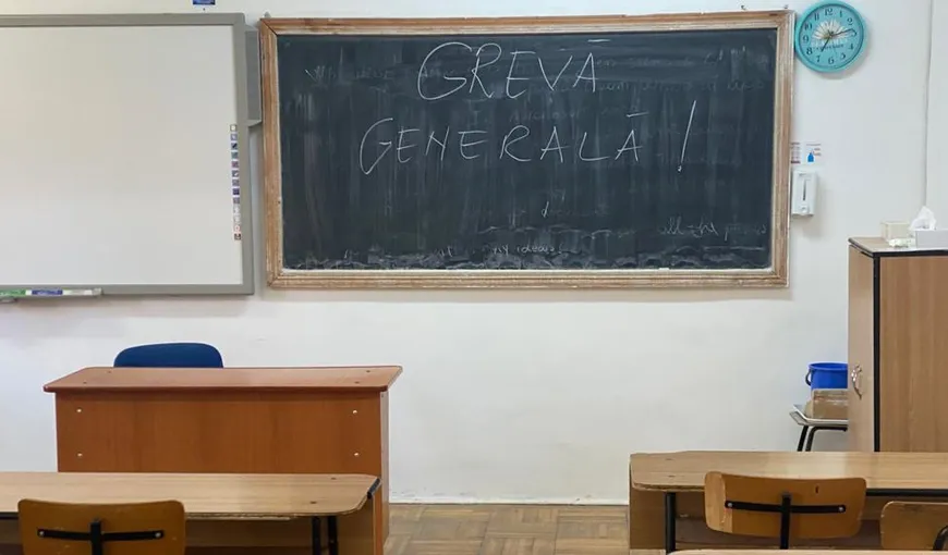 Greva profesorilor, ziua a 4-a. Inspectoratele încep să ceară suspendarea contractelor de muncă pentru profesorii greviști