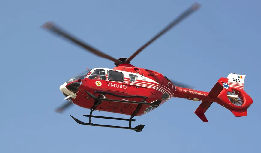 Accident grav în Ialomița, la Sinești. SMURD a intervenit cu elicopterul pentru a salva victimele
