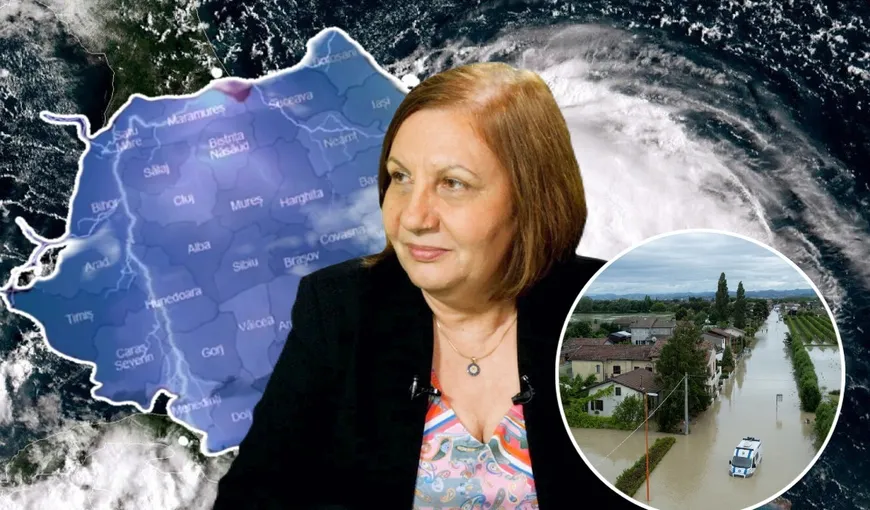 Ciclonul care a devastat Italia vine tăvălug peste România. Elena Mateescu anunţă „ploi torenţiale şi grindină”
