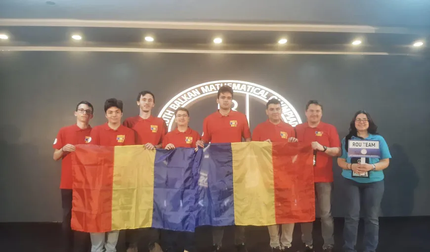 România a obținut locul I la Olimpiada Balcanică de Matematică pentru Seniori