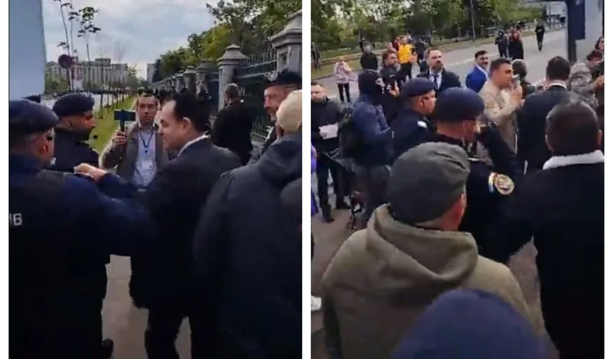 VIDEO Ludovic Orban, agresat la porțile Parlamentului de protestatarii AUR: ”Am fost scuipat, înjurat, lovit”. Un deputat AUR, victimă colaterală