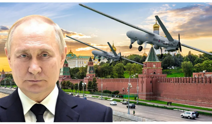 Kremlinul acuză Kievul că ar fi încercat asasinarea lui Vladimir Putin cu două drone. ”Un atac terorist planificat”