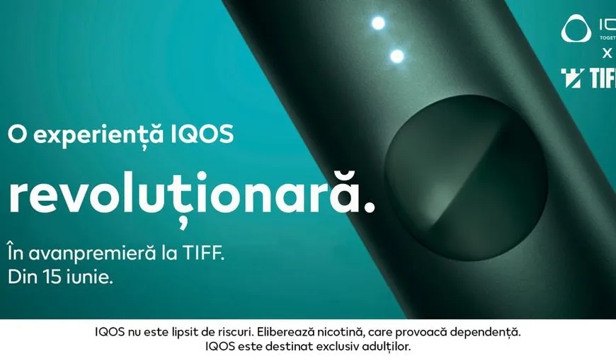 Evoluție, inovație, momente împreună – IQOS promite o experiență revoluționară la TIFF