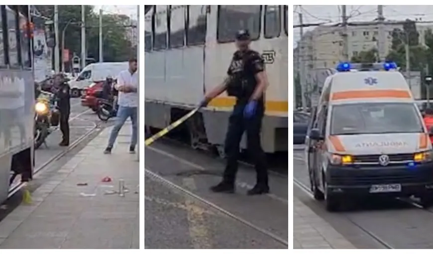 Femeie lovită de tramvai în Capitală! Victima a fost dusă la Spitalul Clinic de Urgență Bagdasar-Arseni
