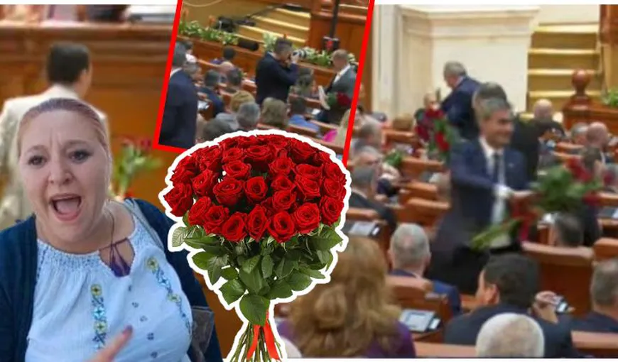 Simion și Orban, circ penibil în Parlament printre trandafiri și huiduieli! Șoșoacă către Ciucă: ”Începe să-mi placă de dumneavoastră!”