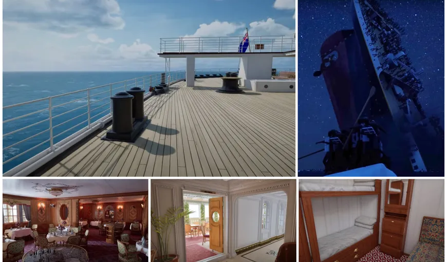Fabulos! Cum arăta la interior Titanicul. Filmul înspăimântătoarei scufundări (VIDEO)