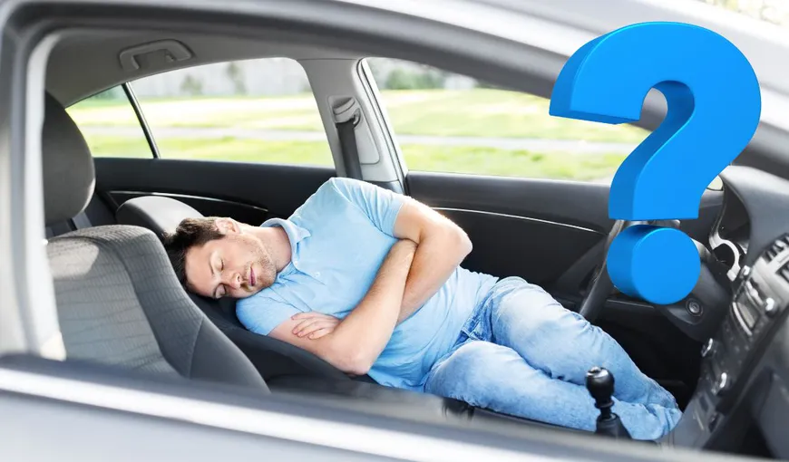 Este permis sau nu să dormi în maşină? Şoferii care fac asta nu ştiu dacă este legal