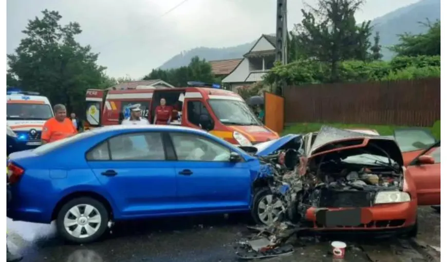 Accident cu cinci victime în Neamţ după coliziunea dintre trei maşini