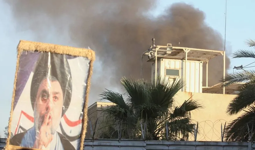 VIDEO Ambasada Suediei la Bagdad a fost incendiată, după ce un Coran a fost ars în Stockholm în cadrul unui eveniment autorizat