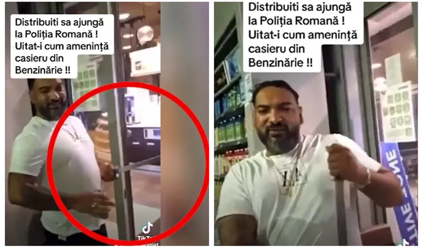 Angajat al unei benzinării din București, amenințat cu sabia. Agresorul a fost reținut