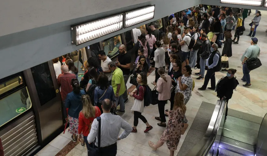 Tentativă de suicid la metroul din București. Circulația, paralizată