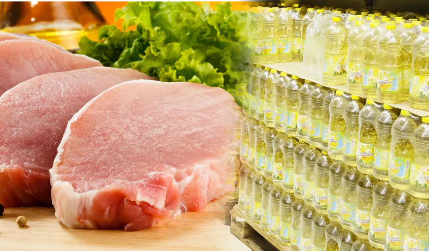 La ce preț se vor vinde carnea de porc și uleiul, după plafonarea prețurilor la alimentele de bază. Diferențe semnificative la rafturi