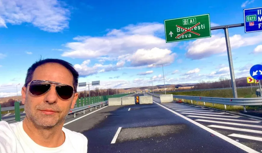Dan Negru, dezamăgit de politicienii din România. Autostrada A1, motiv de revoltă pentru prezentator: „Dacă as fi avut un tub de graffiti, aș fi scris aici”