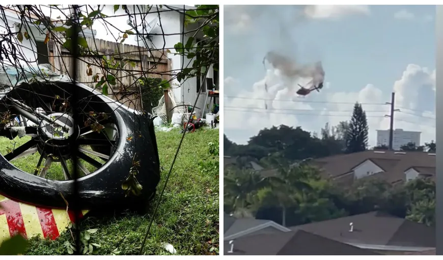 Elicopter prăbușit peste un complex de apartamente, în Florida.  Două persoane au murit și alte două au fost rănite