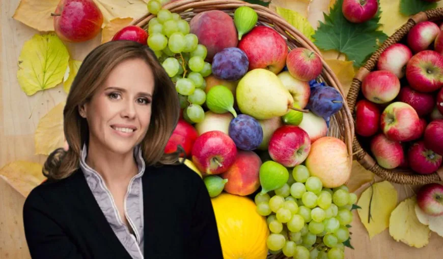 Fructul favorit al românilor din sezonul de toamnă este plin de calorii! Ce a spus Mihaela Bilic: „Campioni la capitolul dulceață”