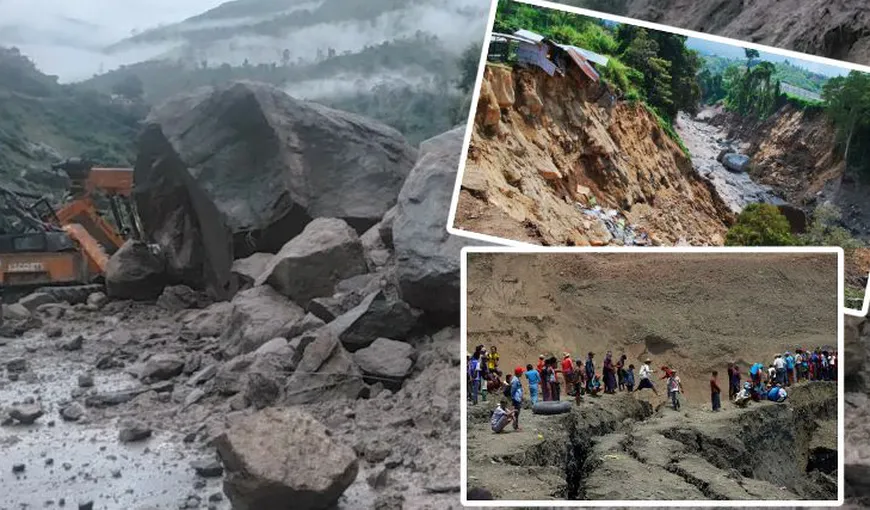 Tragedie de proporții! Cel puțin 32 de persoane și-au pierdut viața în mină după o alunecare de teren