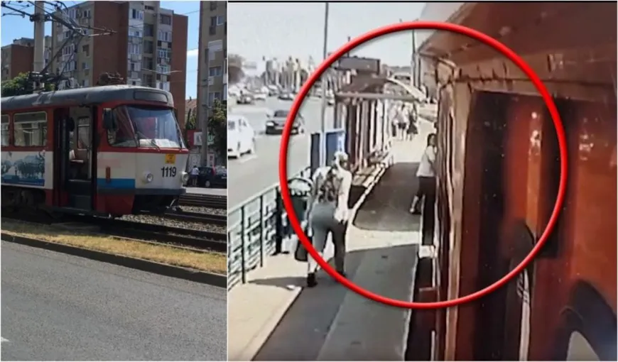 O femeie a murit după ce a fost târâtă de tramvai. Încerca să coboare scaunul rulant în care se afla fiica ei de 12 ani