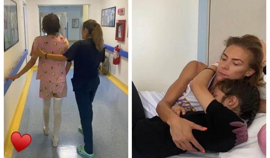 Roxana Ciuhulescu, momente grele după ce fiica sa a stat 9 ore în operaţie: „Obosiți, dar cu speranță în suflet”