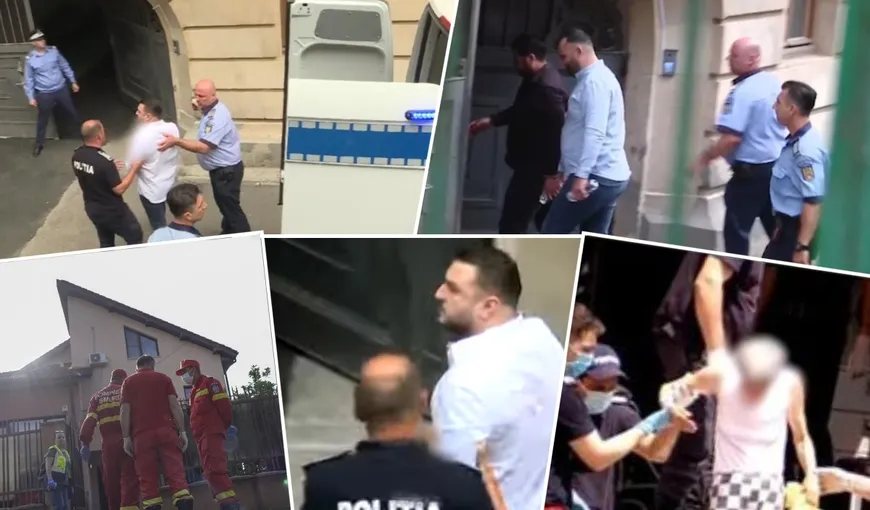 VIDEO Autospeciala care îi ducea pe frații Godei la Tribunal s-a răsturnat în trafic. În ce stare se află patronul azilului groazei