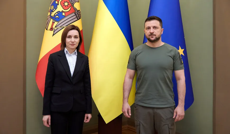 Maia Sandu, discurs măgulitor la adresa lui Volodimir Zelenski: „Ucraina, un bastion al libertății”