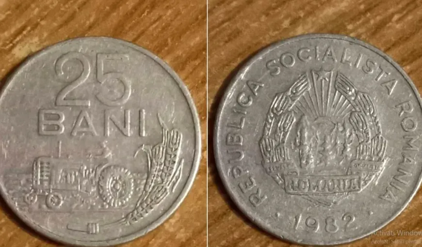 Ai și tu acasă o monedă de 25 de bani din anul 1982? Este incredibil cu cât se vinde pe Internet