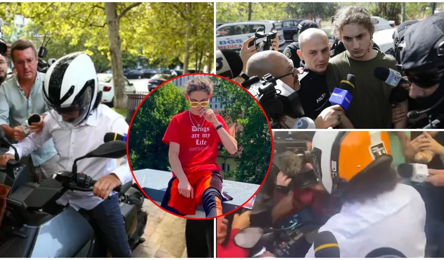 Așchia nu sare departe de trunchi! Tatăl lui Vlad Pascu a intrat cu motocicleta în jurnaliști după audierea de la DIICOT. Ce soartă va avea beizadeaua drogată după ce a omorât două persoane la 2 Mai