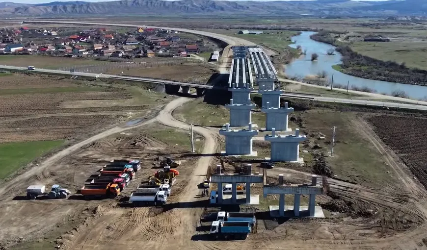 VIDEO Cum arată Autostrada Viaduct, construită de UMB. Lucrarea inedită va fi gata în curând