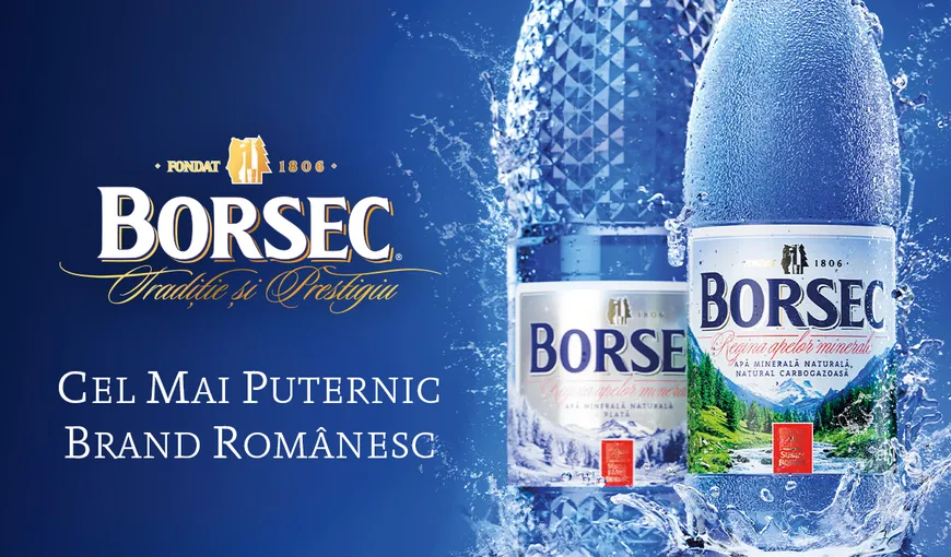 Borsec, votat pentru a noua oară „Cel mai puternic brand românesc”