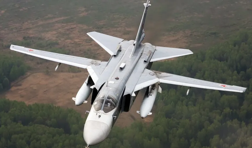 Un avion Su-24 s-a prăbuşit în Rusia – Nu sunt date despre supravieţuitori la bord