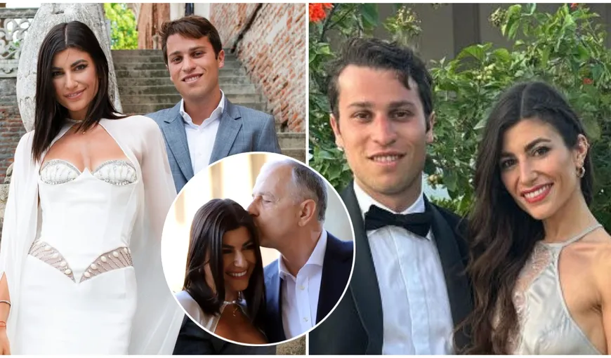 Imagini de milioane de la nunta de 5,5 milioane de euro a fiicei lui Mircea Geoană! Ce a făcut miliardarul american cu steagul României