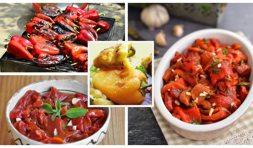 Rețetă de salată de ardei copți, cel mai bun preparat de vară! Îți va lăsa gura apă