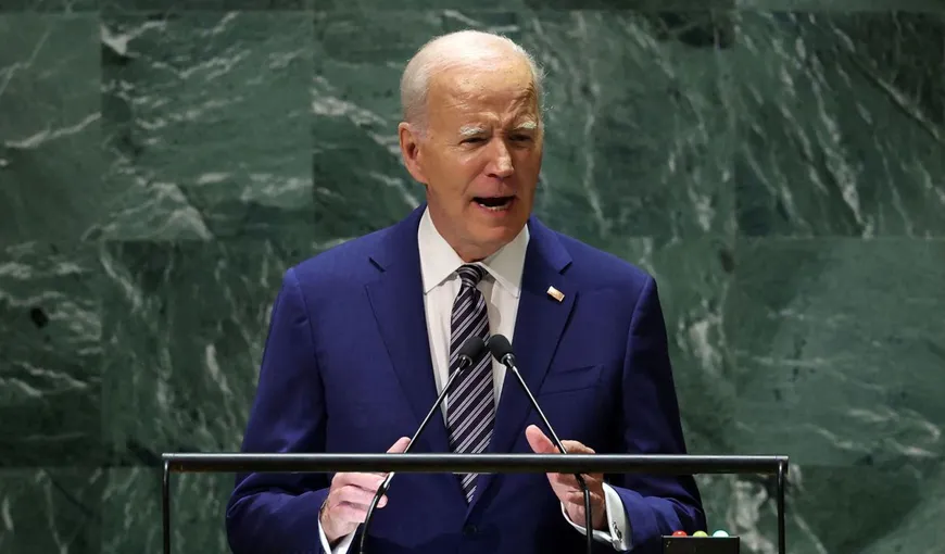 Joe Biden face apel la solidaritate din partea statelor ONU: „Dacă lăsăm Ucraina să fie dezmembrată, mai este garantată independenţa naţiunilor?”