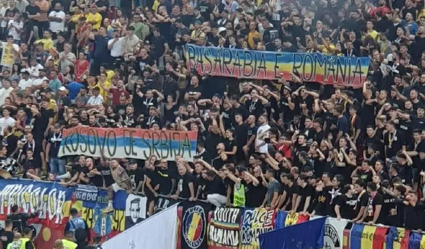 UEFA a dat decizia în cazul incidentelor de la România-Kosovo. Sancţiune dură pentru FRF şi pentru suporteri